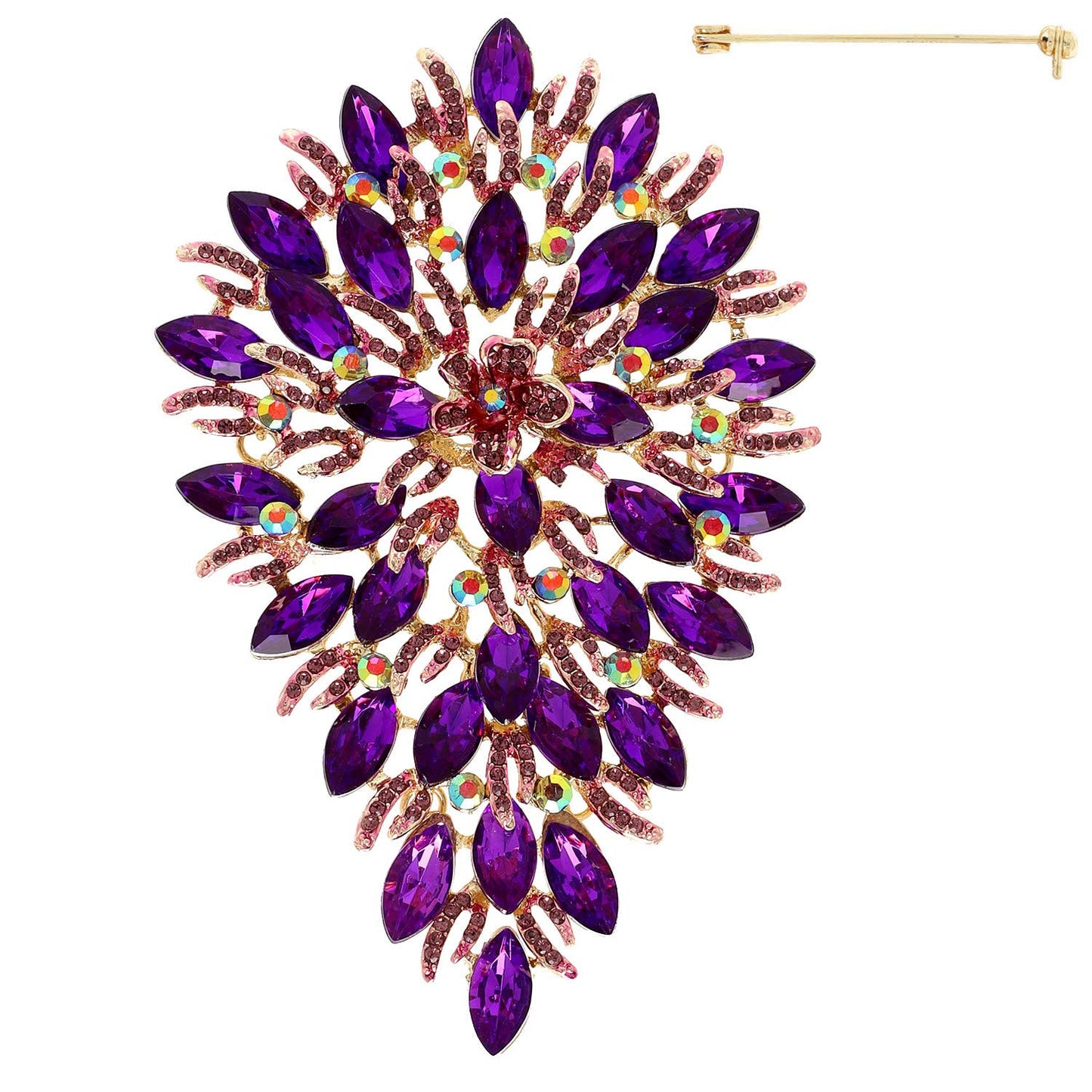 CLASSY LEAF BROOCH