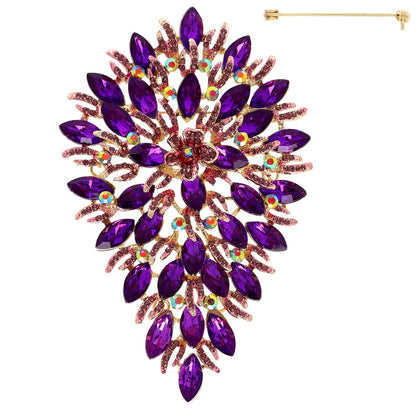 CLASSY LEAF BROOCH
