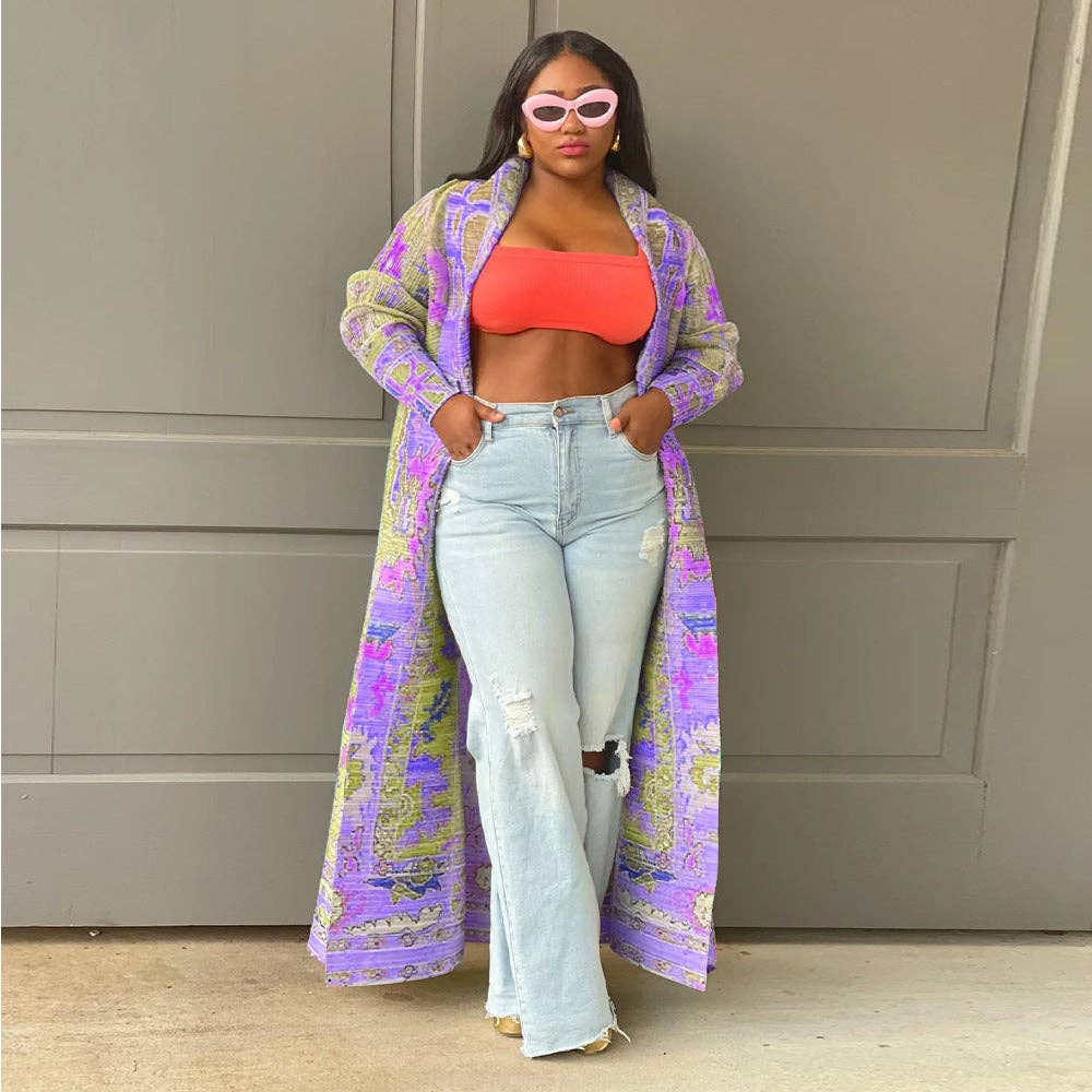 PLEATED LONG JACKET