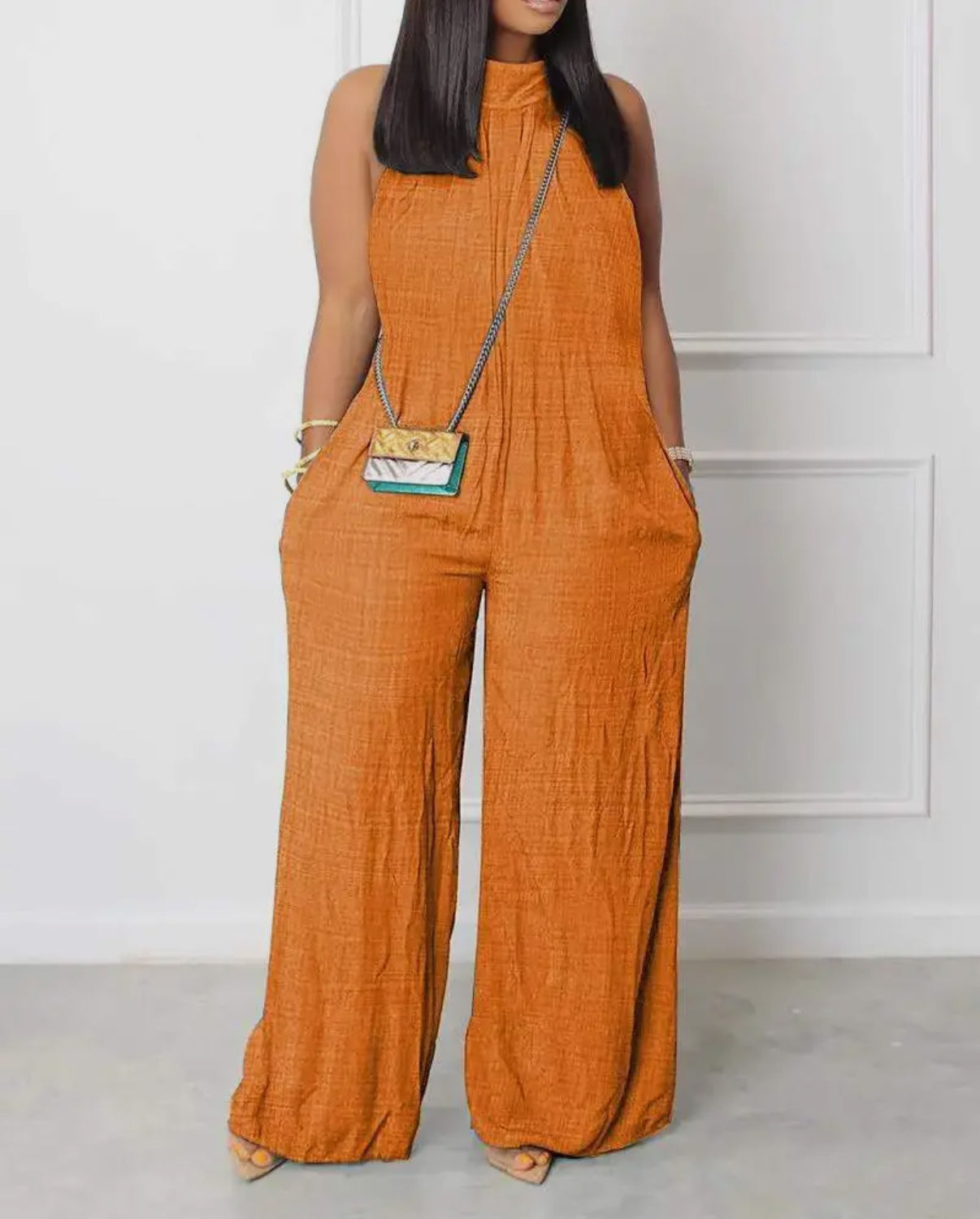 Wide Leg Jump Suit