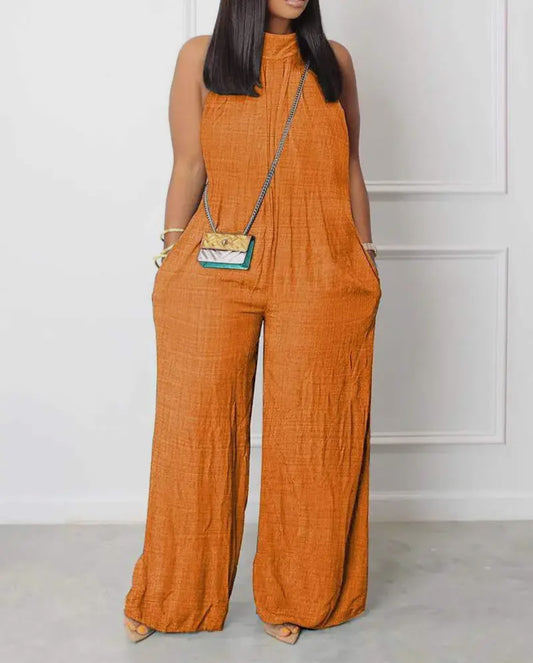 Wide Leg Jump Suit