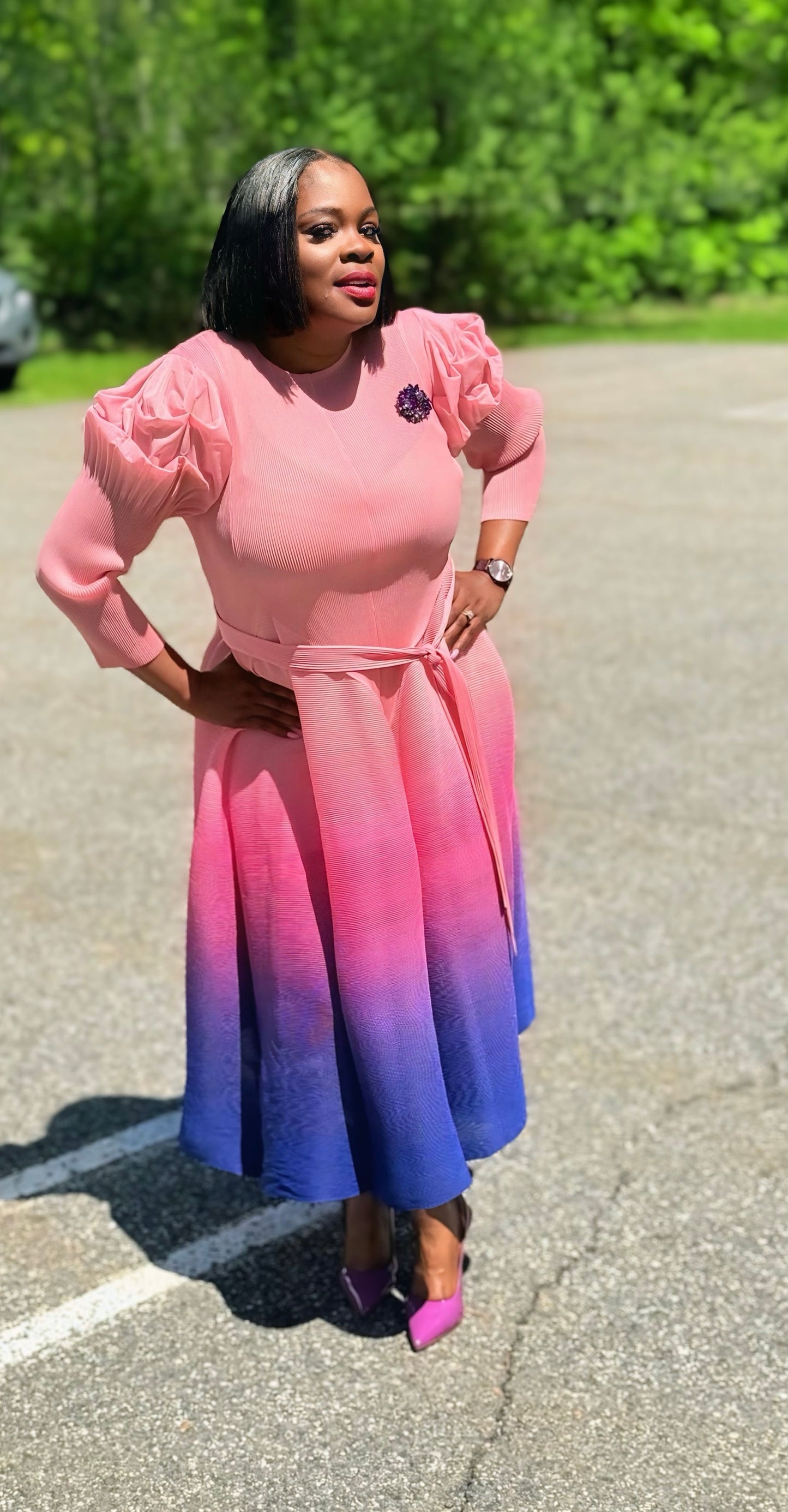 Pink Multi Dress