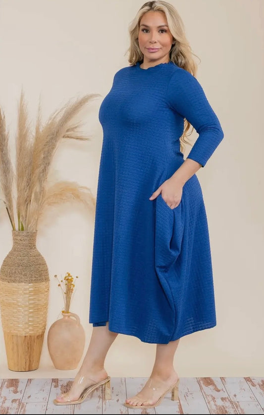 Bubbly Blue Dress