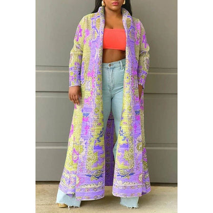 PLEATED LONG JACKET
