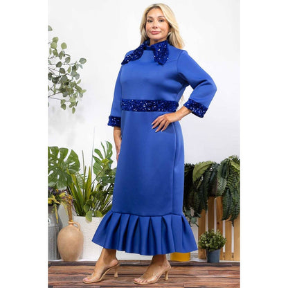 Pleated Maxi Dress