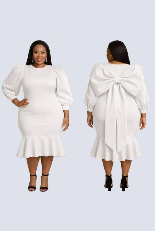 Pentecost Bow Midi Dress